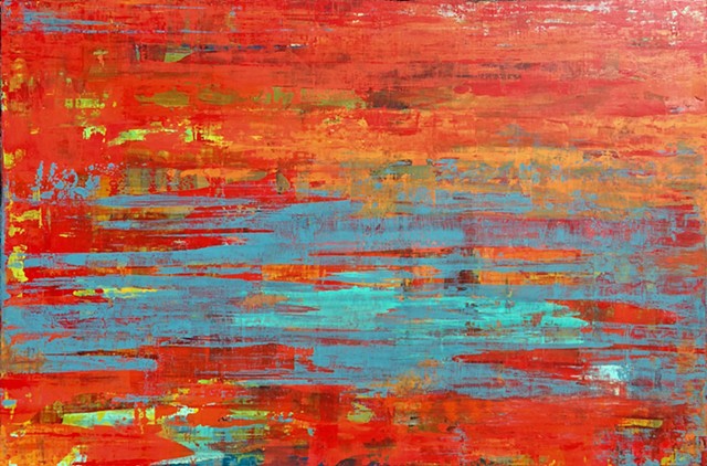 Abstract Art "Tempest" by Alicia Dunn