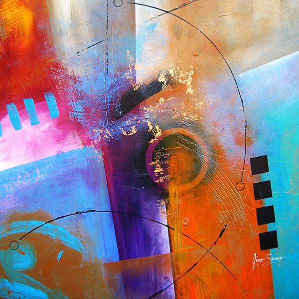 Abstract Art "Higher Ground" by . Savarino